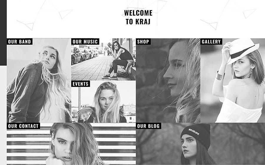 Kraj - Music Band WordPress Theme