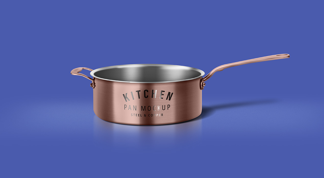 Cooking Pan Mockup PSD