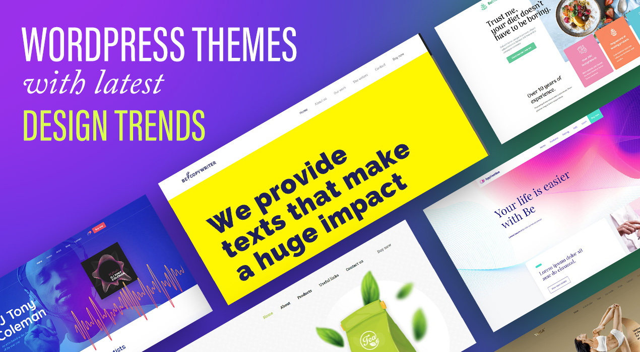 These WordPress Theme Followed the Latest Design Trends – With Stunning Results