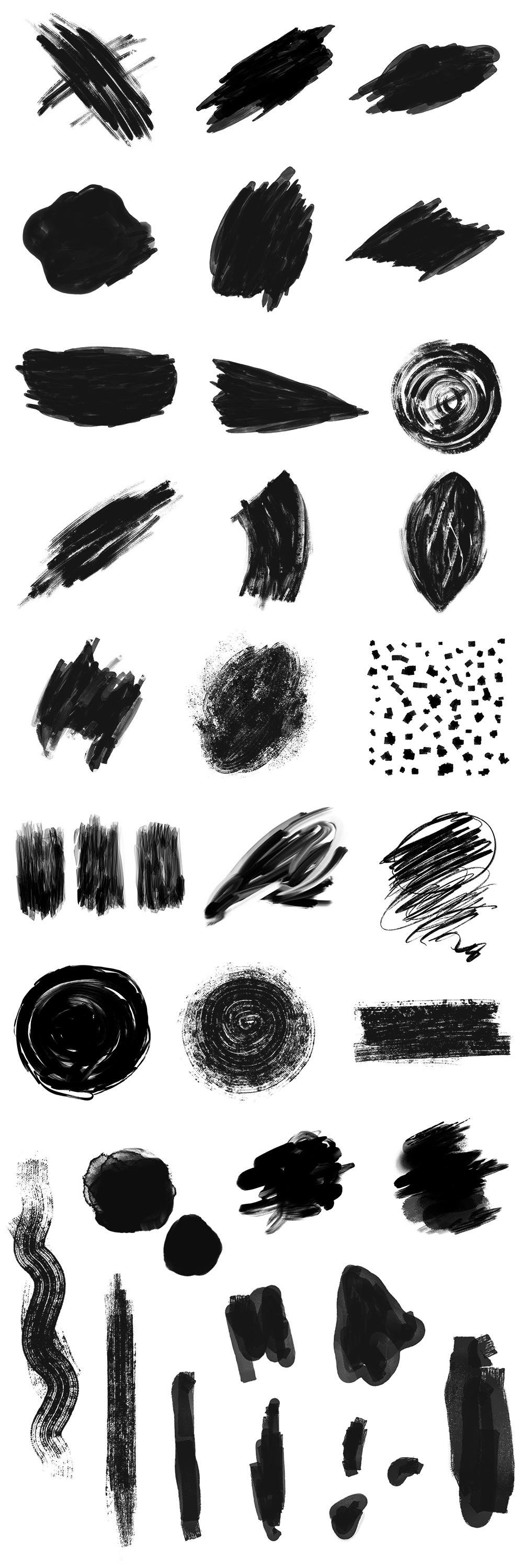 Hand drawn Abstract Shapes