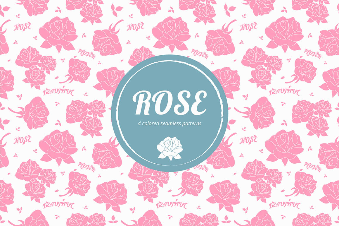 Seamless Rose Pattern