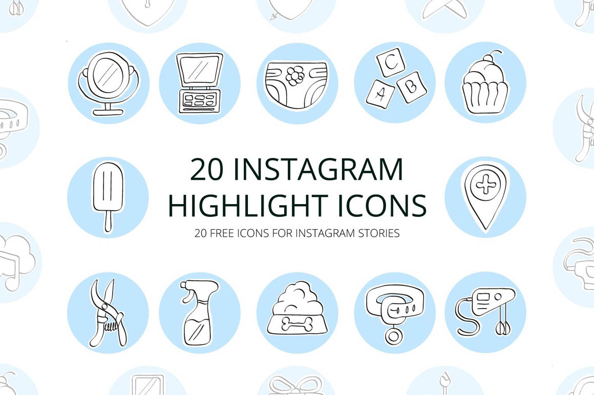 20 Instagram Highlight Icons