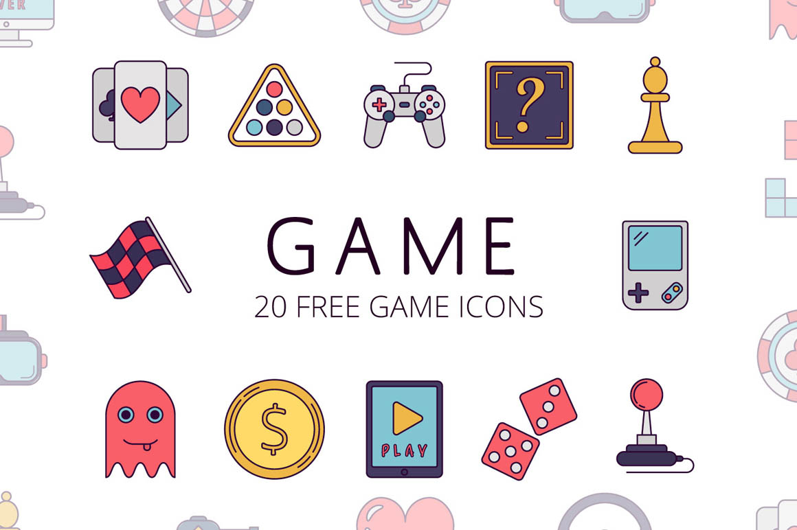 Game Vector Free Icon Set