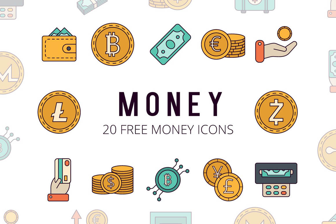 Money Vector Free Icon Set