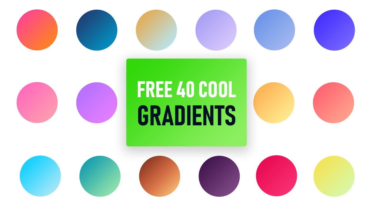 40 Free Gradients For Photoshop