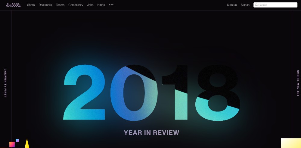 Dribbbles Review for 2018