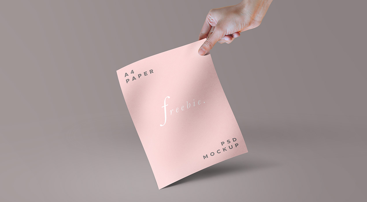 Freebie: A4 Paper And Magazine PSD Mockups