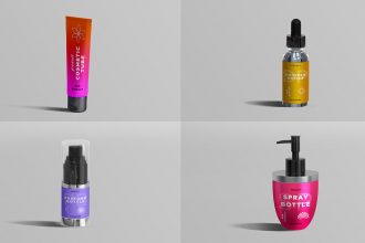 Cosmetic Product PSD Mockups