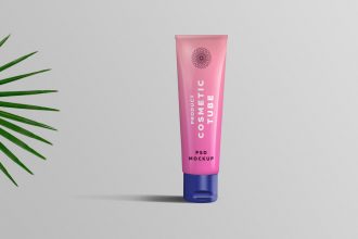 Cosmetic Tube PSD Mockup