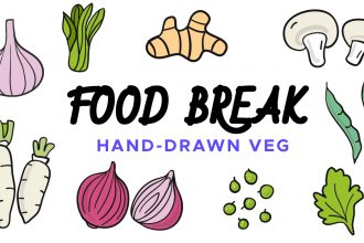 Food Break: Vegetable Vector Icons