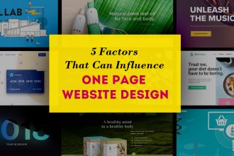 Factors Influencing One Page Websites