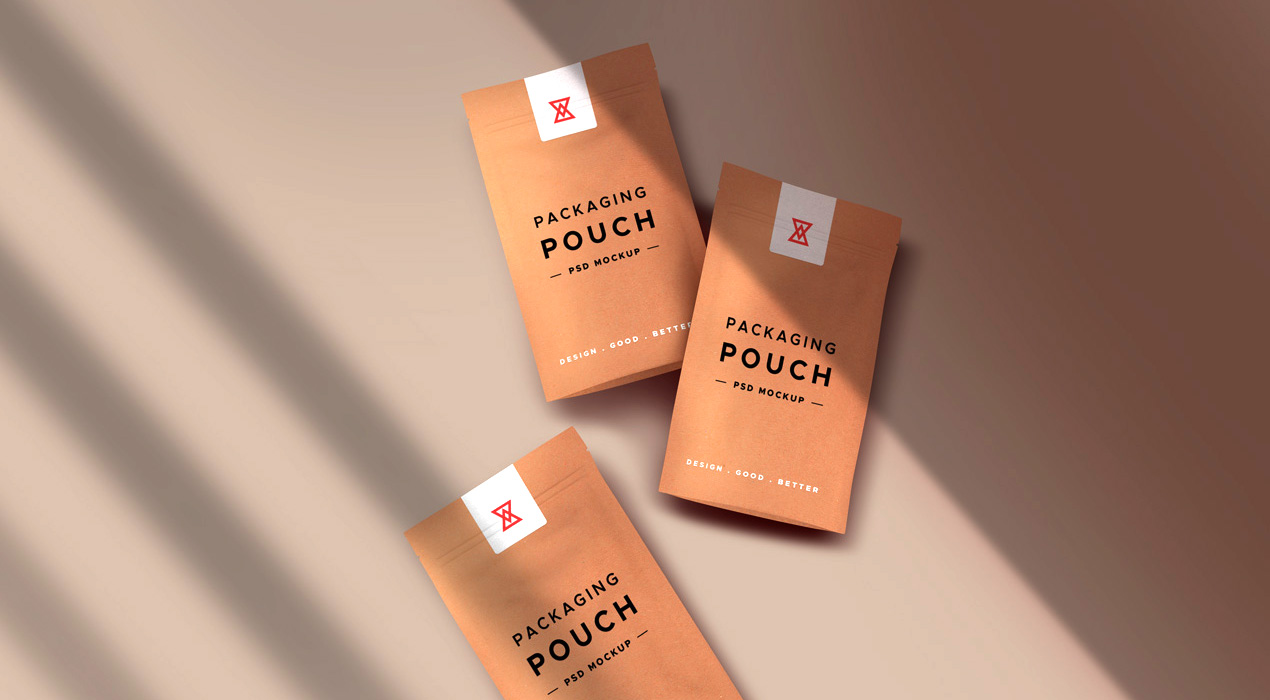 Paper Pouch Packaging Mockups