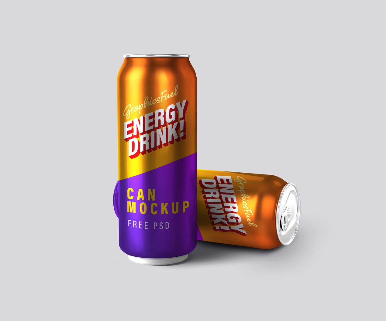 Energy Drink Can Mockups