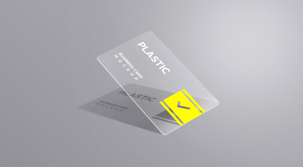 Plastic Business Card Mockups