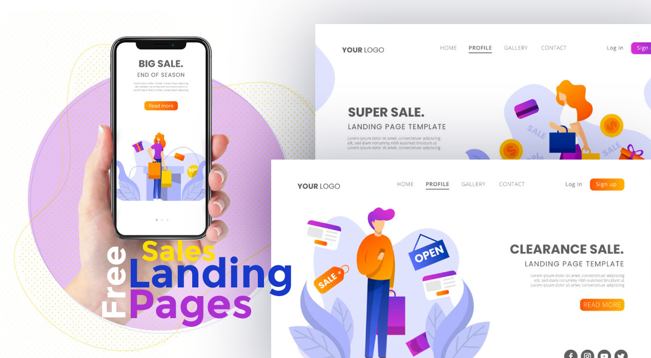 Free Sales Landing Pages