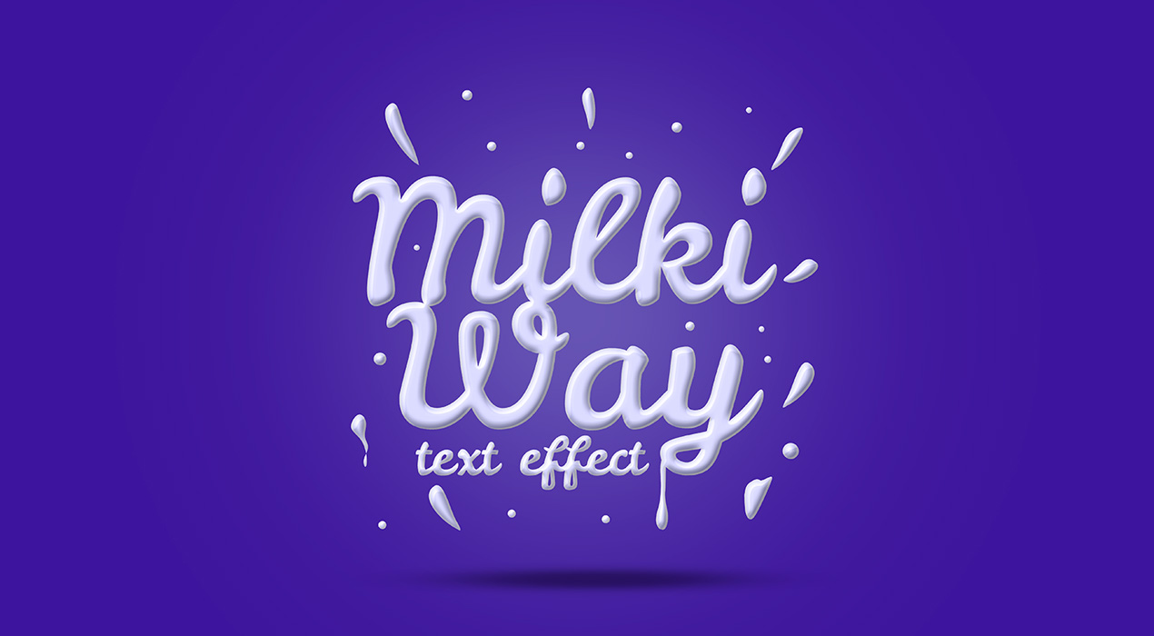 Milk Text Effect