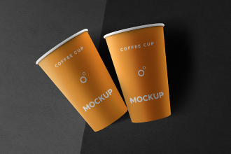 Coffee Cups Mockup