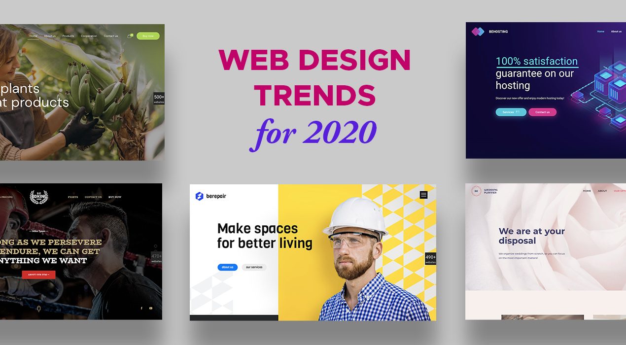 5 Web Design Trends for 2020 You’ll Want to Hang Your Hat On