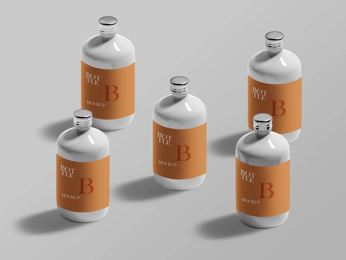 Bottle PSD Mockups