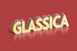 Glass PSD Text Effect