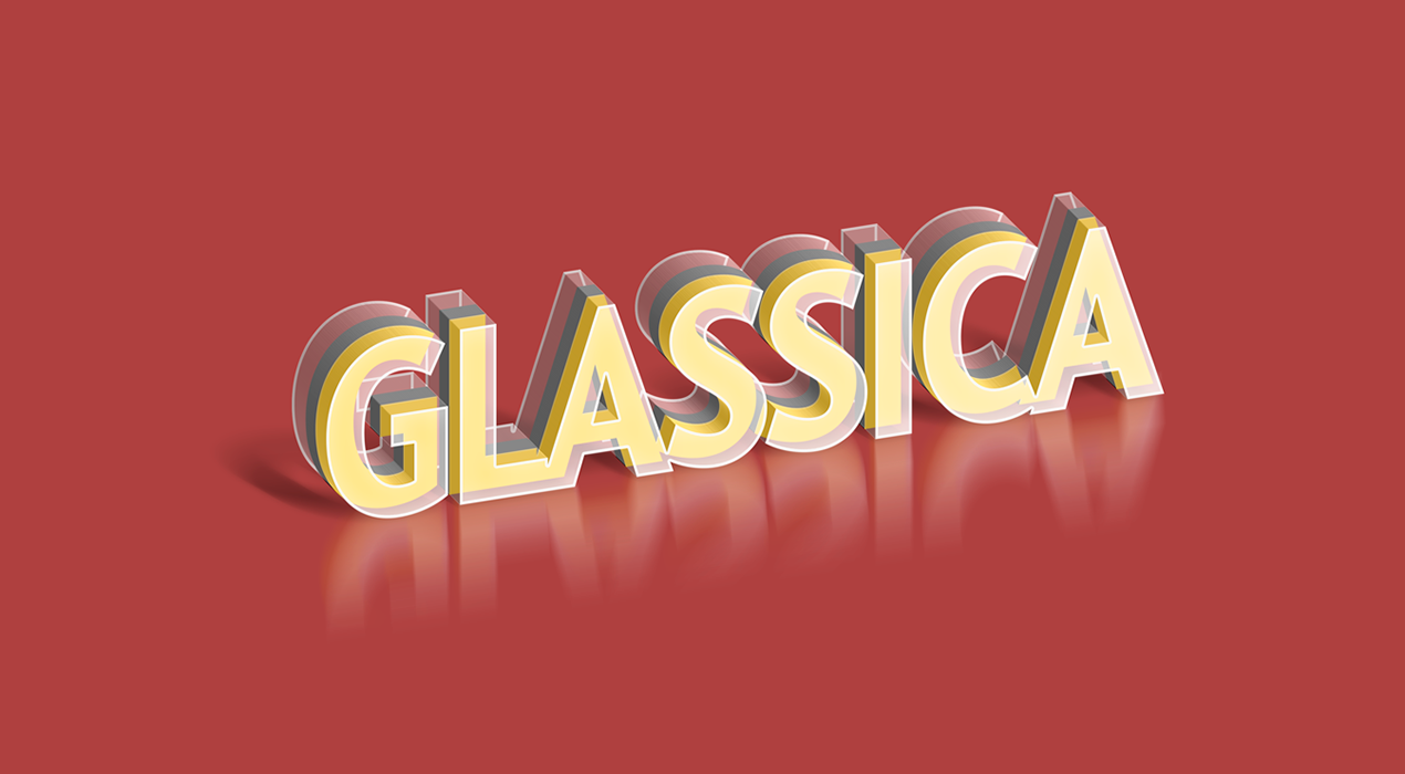 Glass PSD Text Effect