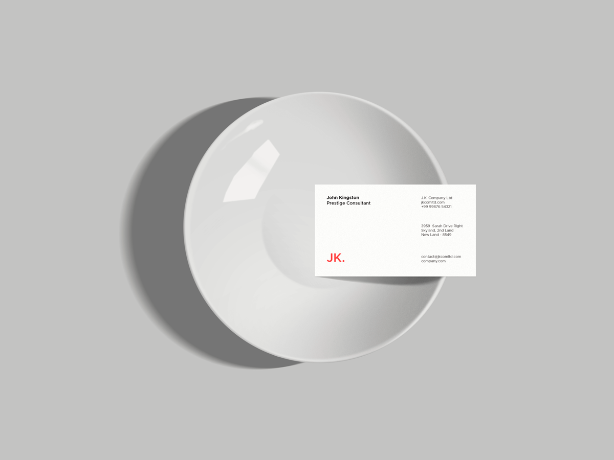 Business Card Mockup Scenes