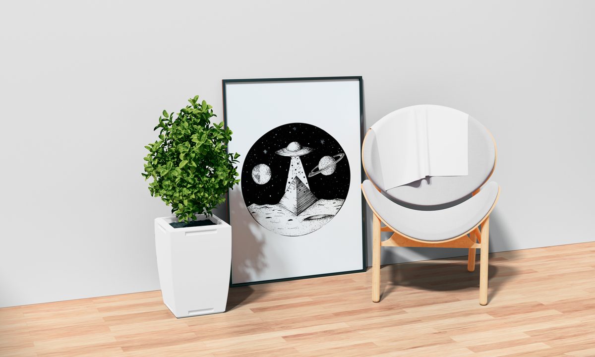 Photo Frame Mockup Scenes