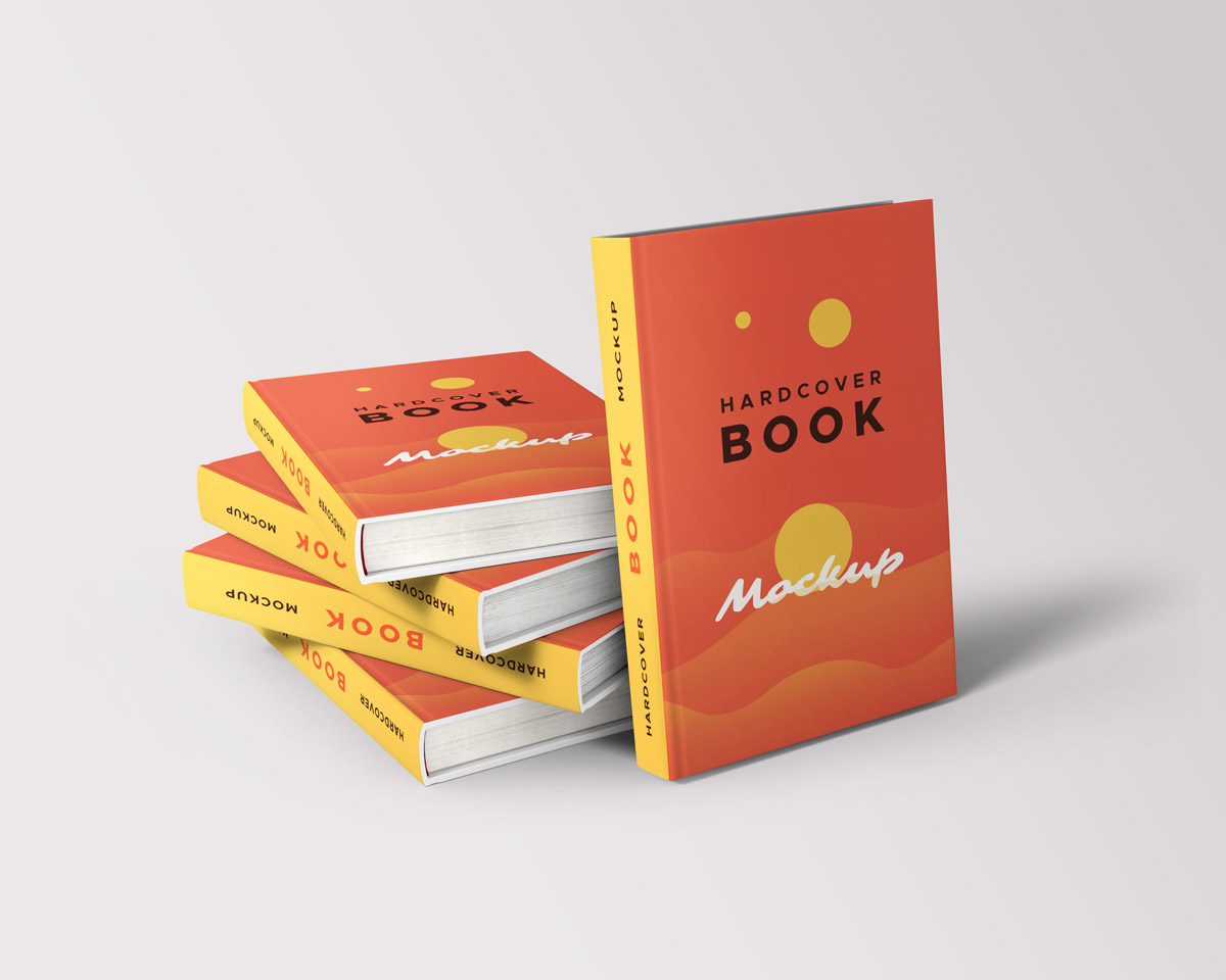 Hardcover Book Mockup Template