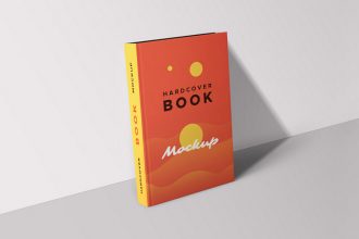 Hardcover Book Mockup PSD Template