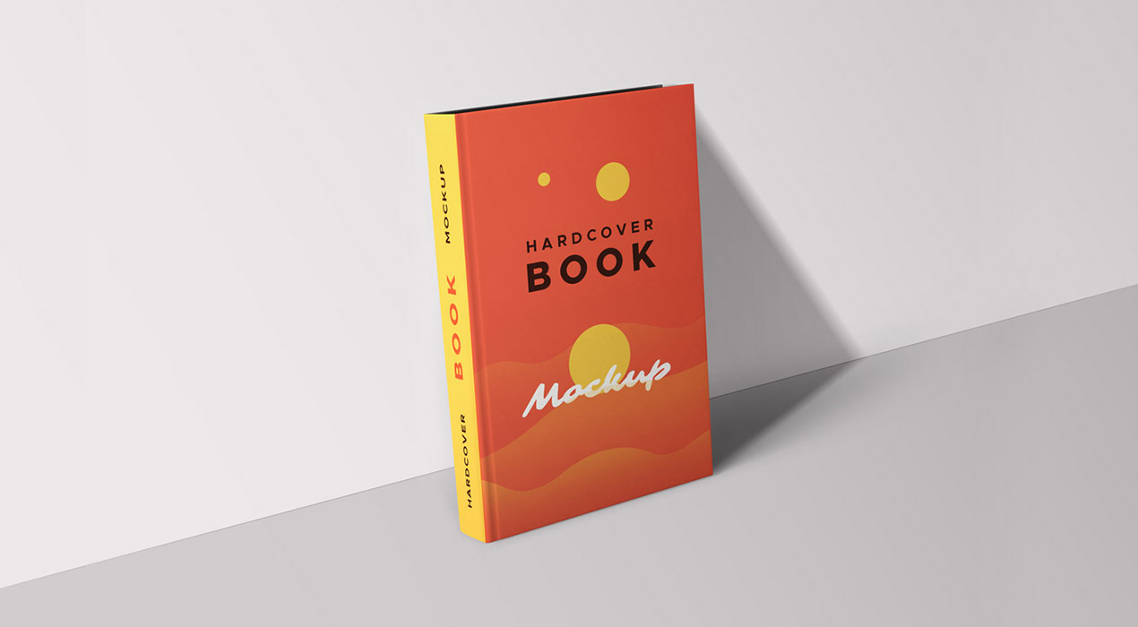 Hardcover Book Mockup PSD Template