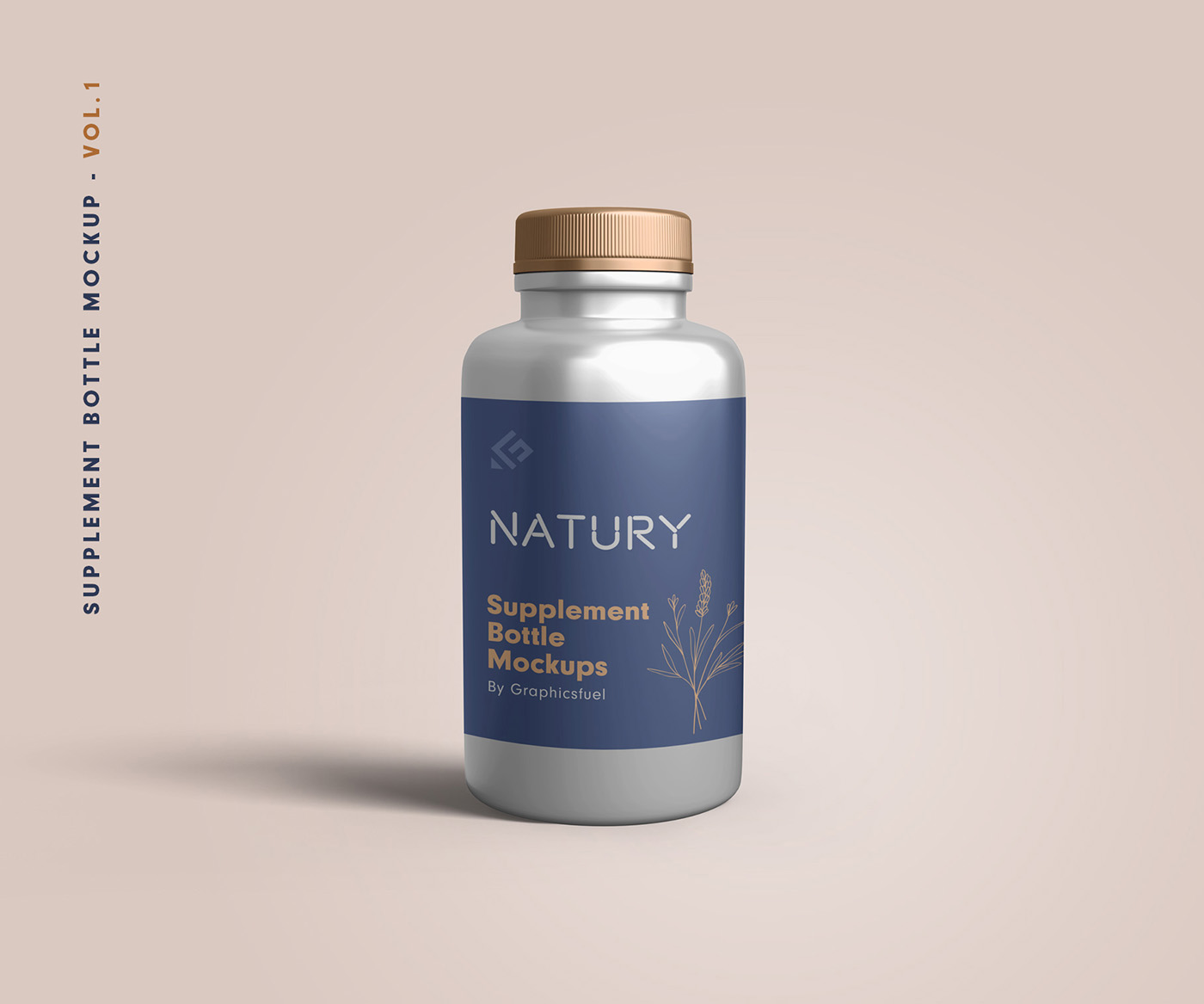 Supplement Bottle Mockup Templates