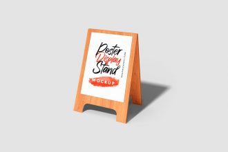 Marketing Poster Display PSD Mockups