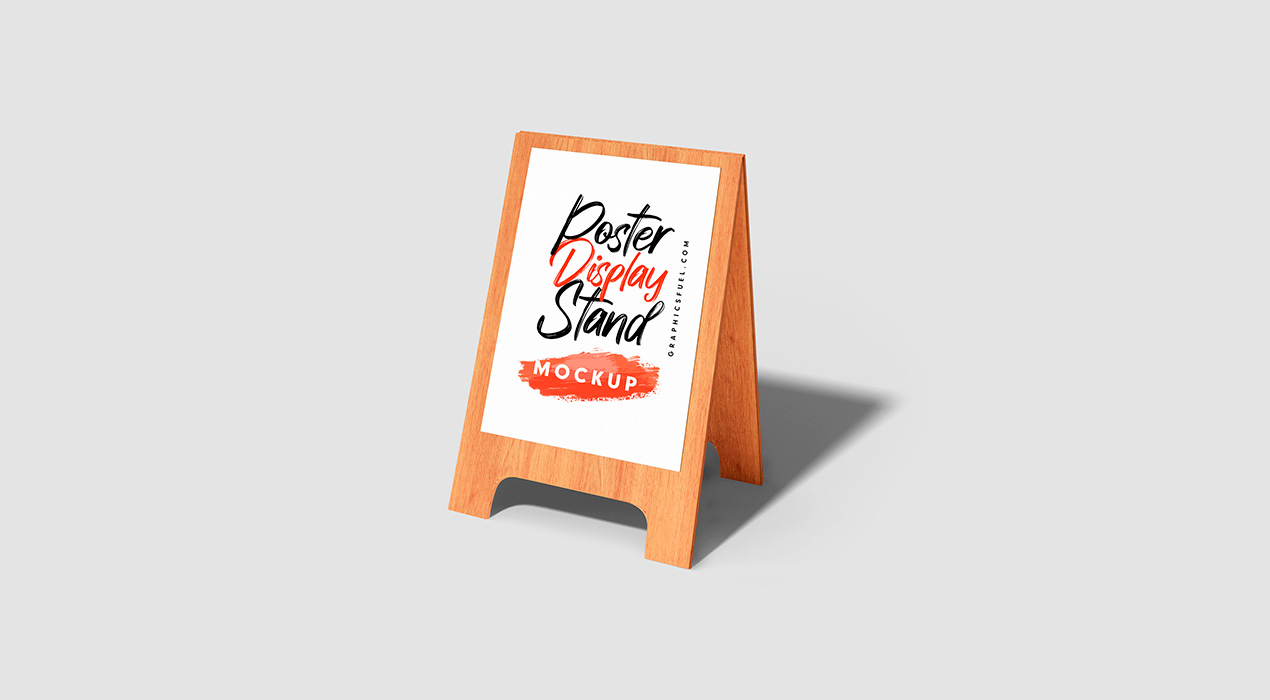 Marketing Poster Display PSD Mockups