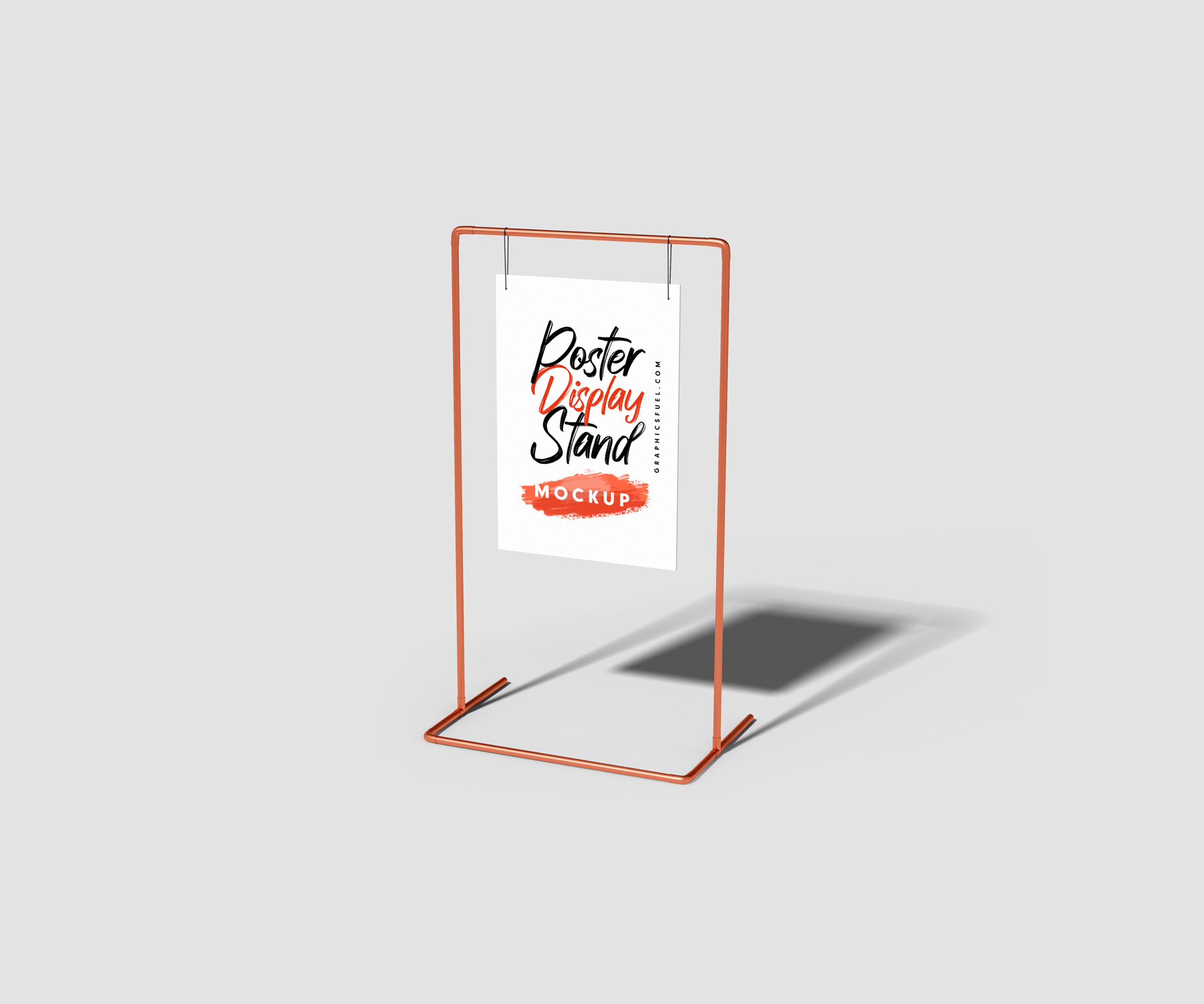 Metal Marketing Poster Display Stand