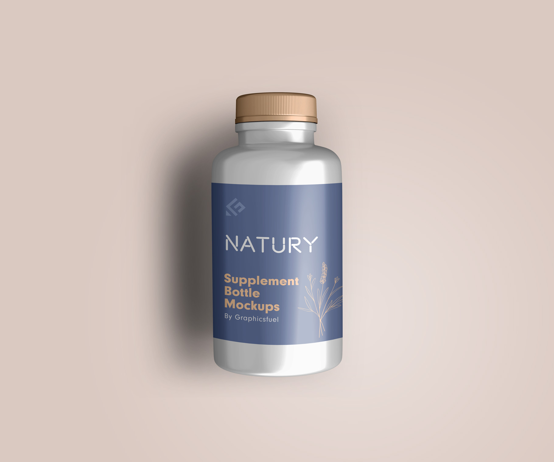 PSD Supplement Bottle Mockups