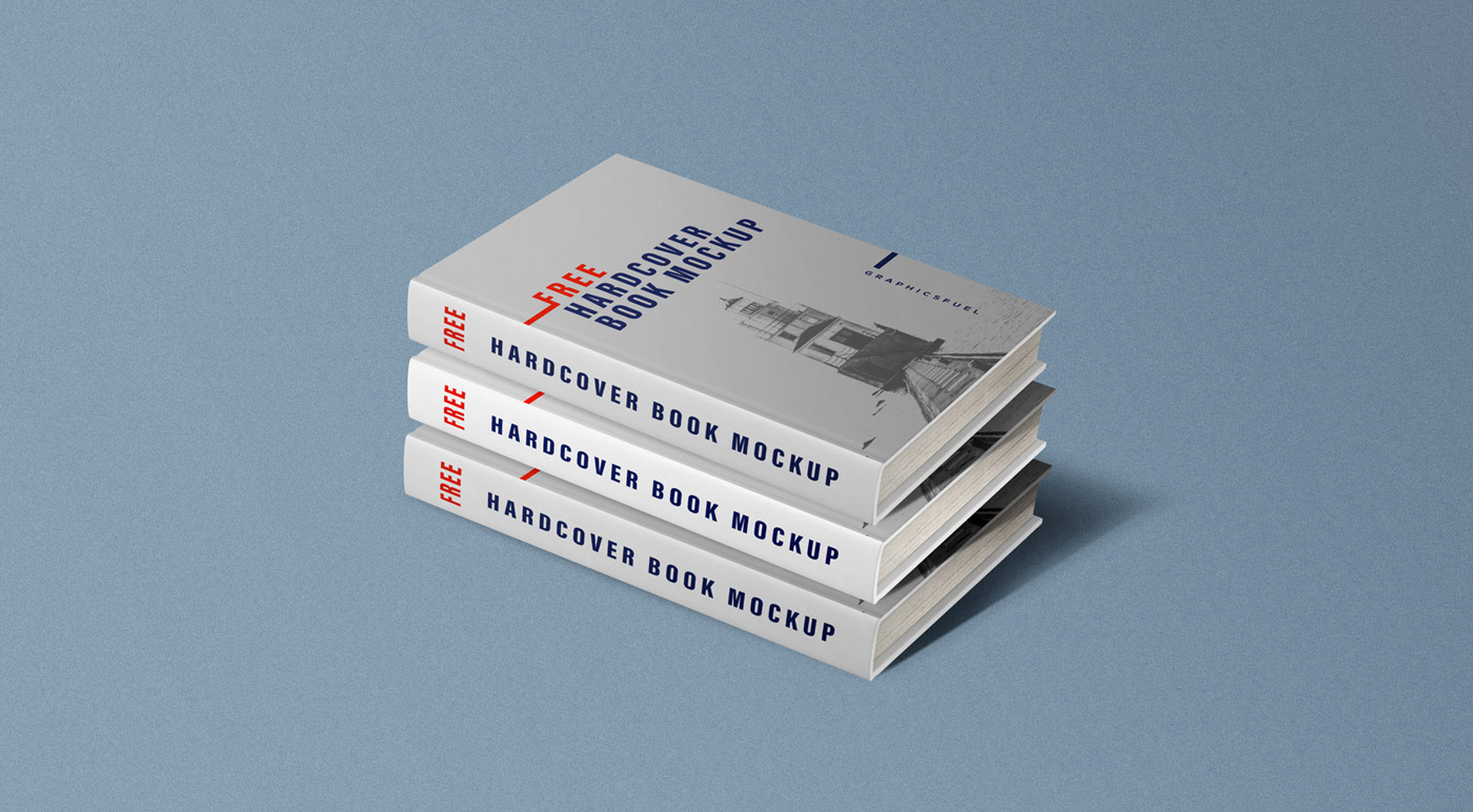 Free Hardcover Book Mockups