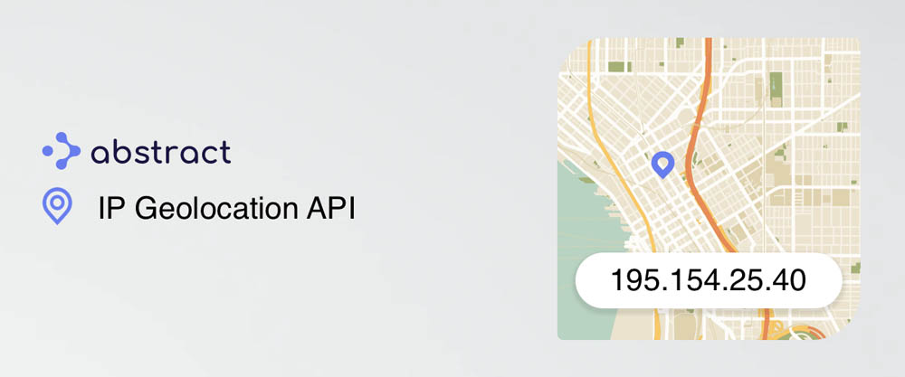 IP geolocation API