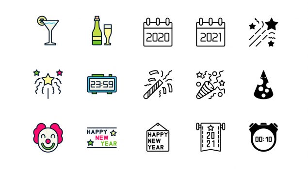 Free New Year Icons