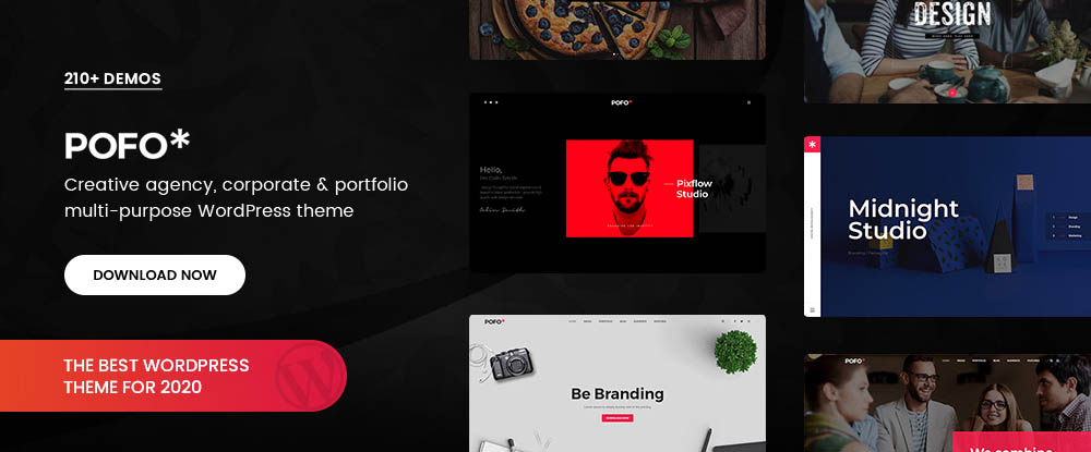 Pofo – Creative Portfolio, Blog and eCommerce WordPress Theme