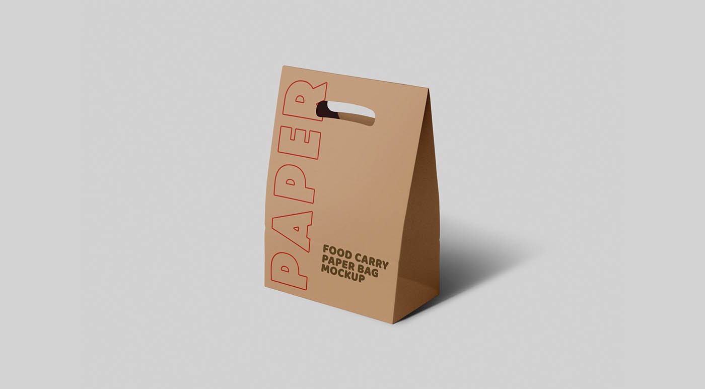 Paper Carry Bag Mockup